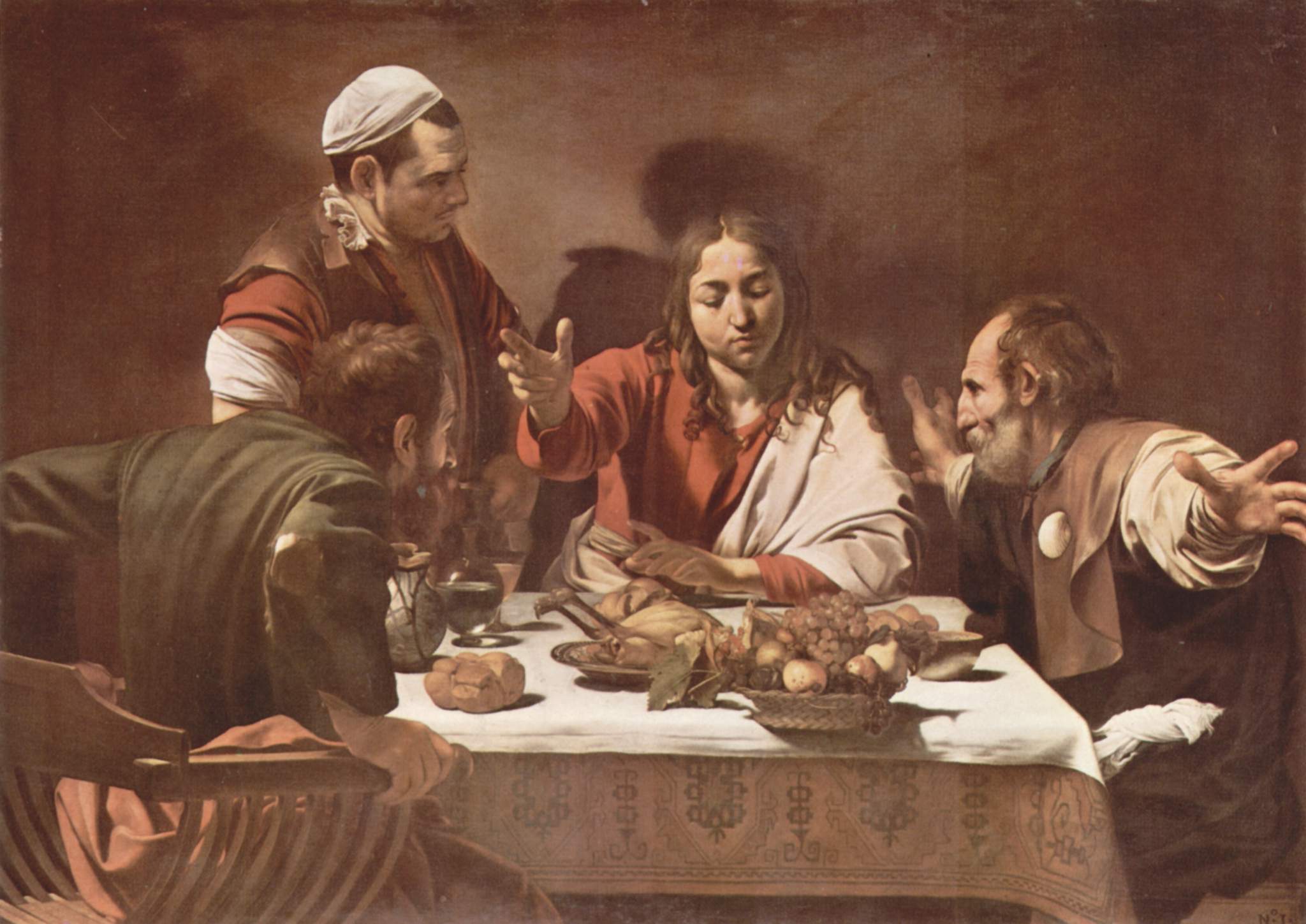 Supper At Emmaus Caravaggio WikiArt Org Encyclopedia Of Visual Arts