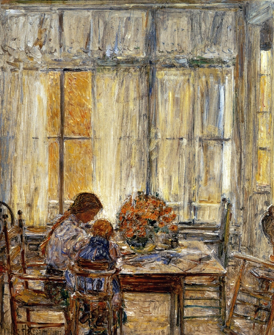 The Children - Childe Hassam - WikiArt.org - encyclopedia of visual arts