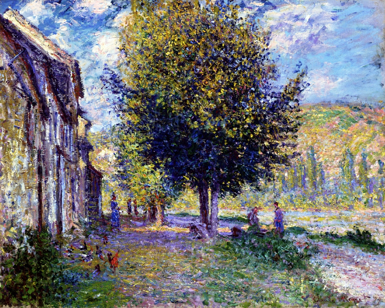 Banks Of The Seine At Lavacourt Claude Monet Wikiart Org Encyclopedia Of Visual Arts