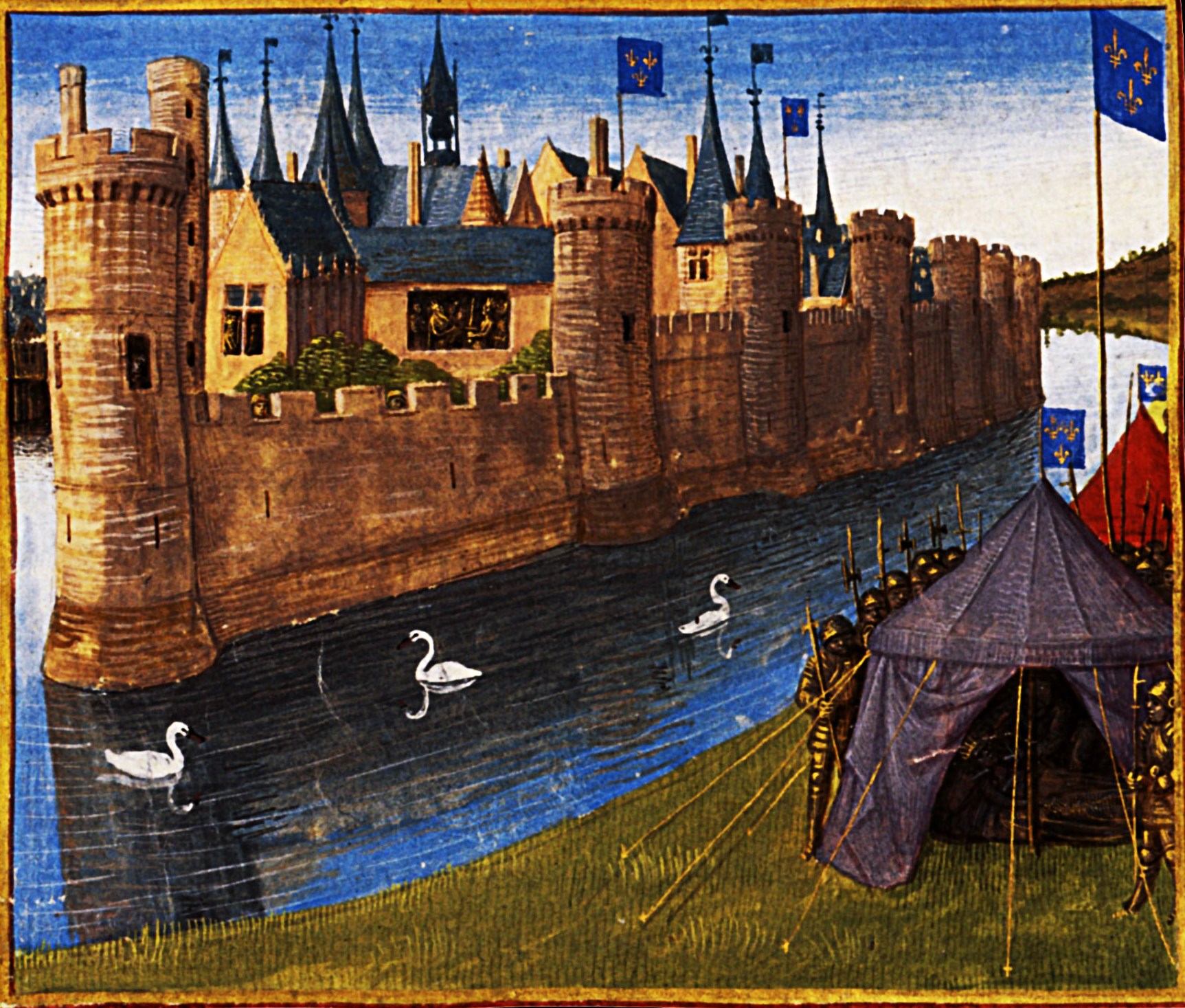 Division of the kingdom of Clotaire Jean Fouquet