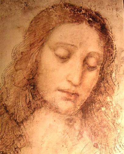 Study of Christ for the Last Supper - Leonardo da Vinci
