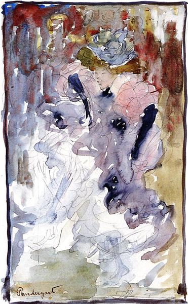 Can Can Dancer - Maurice Prendergast