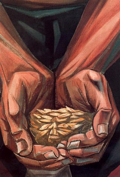 Mural of Human Rights. The Seeds that Give the Fruit (Detail) - Zanetti Vela