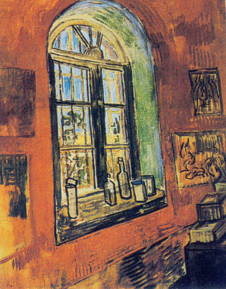 Window Of Vincent S Studio At The Asylum Vincent Van Gogh Wikiart Org Encyclopedia Of