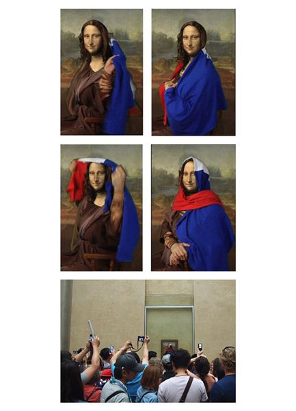 Frenchising Mona Lisa 3, 2011 - Amir Baradaran