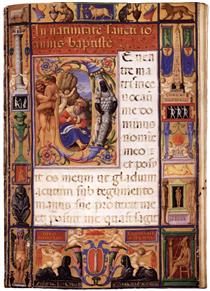Page from the Colonna Missale - Джорджо Джуліо Кловіо