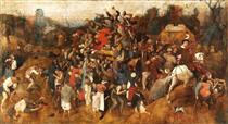Der Wein zum Fest des heiligen Martin - Pieter Bruegel der Ältere