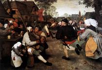 The Peasant Dance - Pieter Brueghel el Viejo