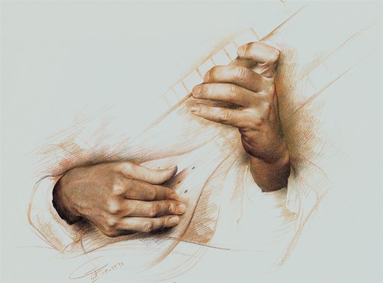 The Hands of the Musician, 1988 - Morteza Katouzian