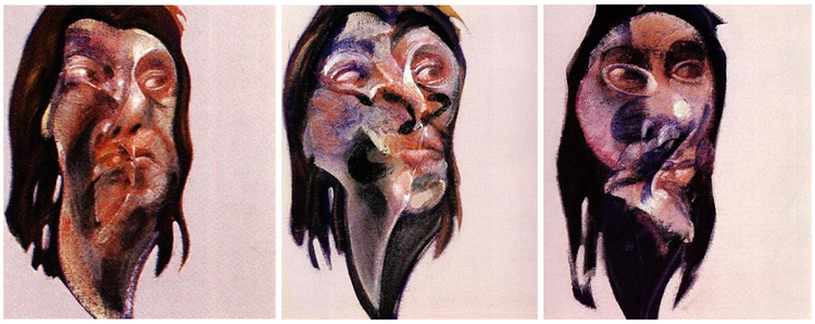 Три этюда для Портрета Изабеллы Роусторн, правая панель, 1968 - Френсис Бэкон