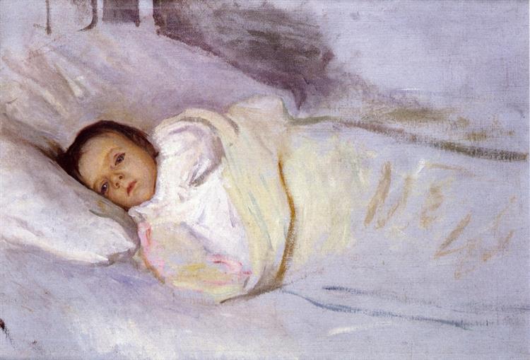 Portrait of the Artist's Daughter - Джозеф Родефер Де Камп