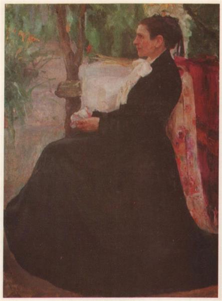 Artist's Mother, 1904 - Fedir Krychevsky