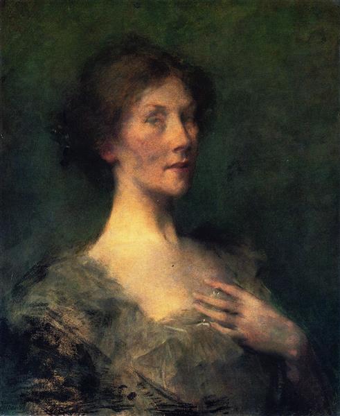 Portrait of a Lady, 1898 - Томас Уилмер Дьюинг