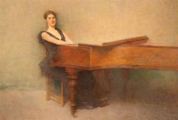 The Piano, 1891 - Thomas Wilmer Dewing