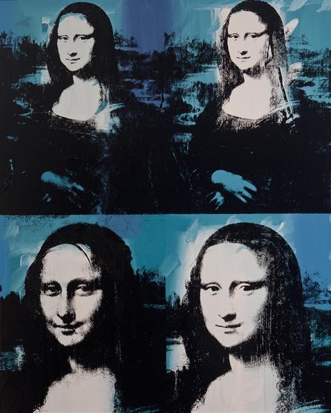 Mona Lisa Four Times, 1978 - Энди Уорхол