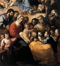 The Holy Family - Francisco de Herrera el Viejo