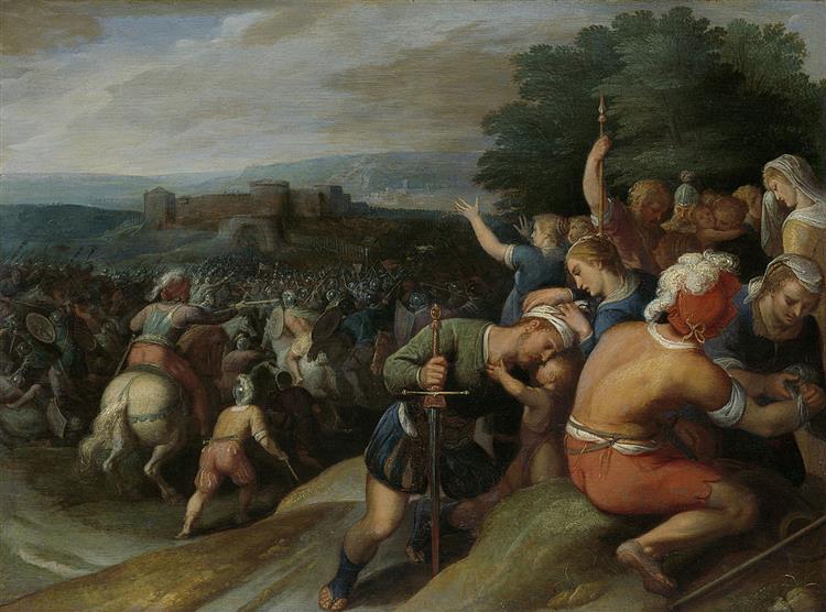 The Batavian Siege of the Roman Army Camp, 1600 - 1613 - Otto van Veen