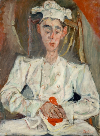 Pastry Cook with Red Handkerchief, c.1922 - c.1923 - Chaim Soutine