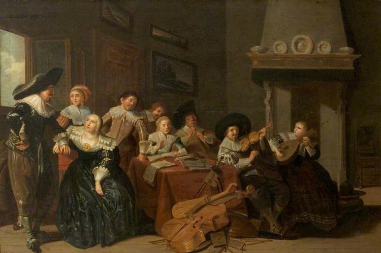 The Music Party - Pieter Codde