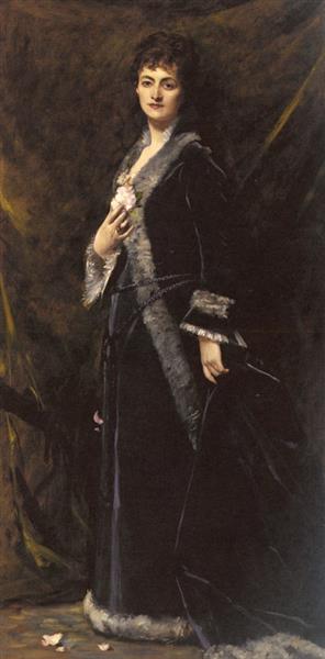 A Portrait of Helena Modjeska Chlapowski - Carolus-Duran