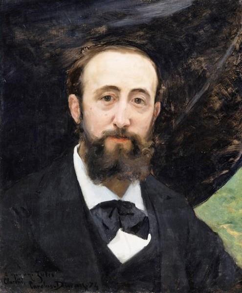 Portrait of Jules Claretie, 1874 - Émile Auguste Carolus-Duran