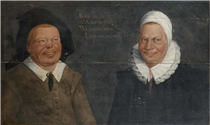Autoportrait de l'artiste et de sa femme Rachel Ruysch - Juriaen Pool