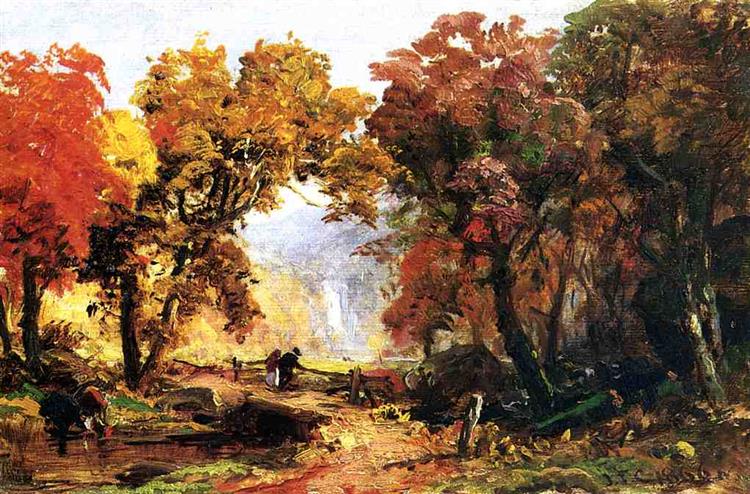 Autumn Landscape, 1866 - Abbott Thayer