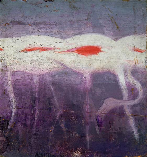 White Flamingoes, 1909 - Эббот Хэндерсон Тайер