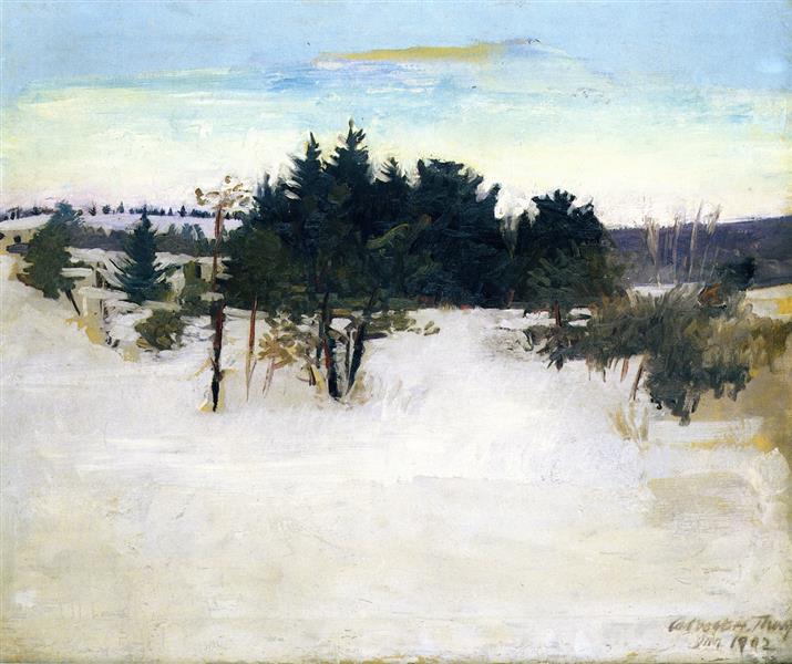 Winter Landscape, 1902 - Abbott Handerson Thayer