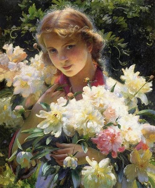 Peonies, 1915 - Charles Courtney Curran
