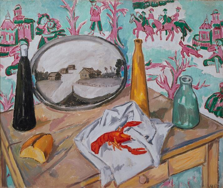 Still Life with Lobster, 1907 - Михаил Фёдорович Ларионов