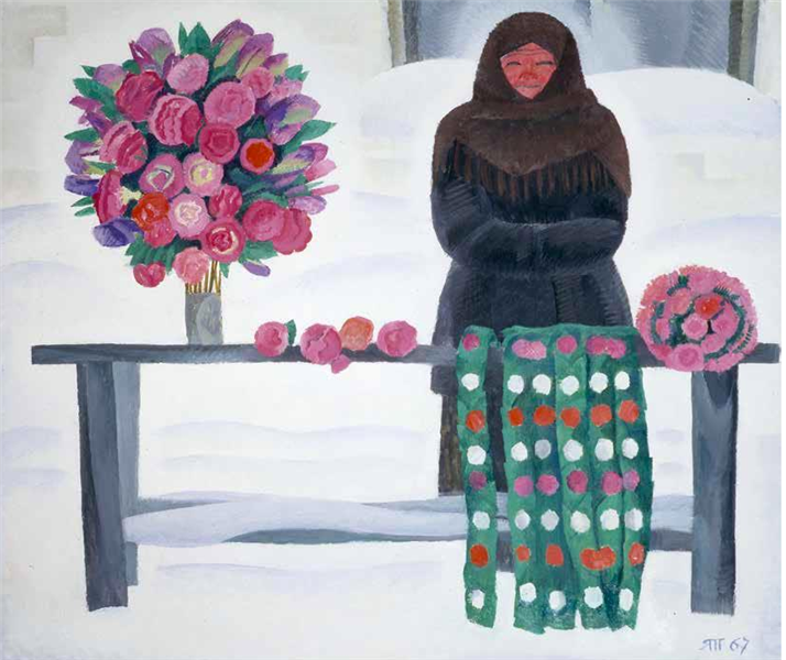 Paper Flowers, 1967 - Татьяна Ниловна Яблонская
