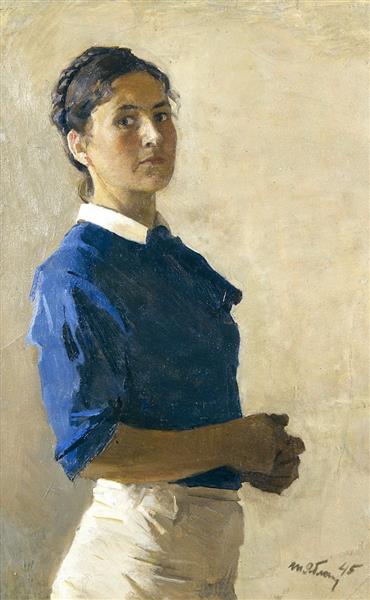 Автопортрет, 1945 - Тетяна Яблонська