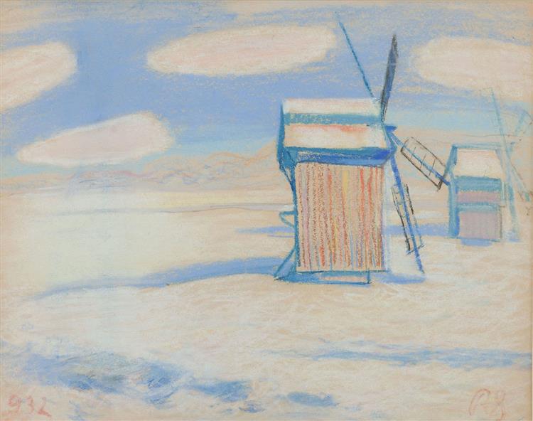 Windmills, 1932 - Роман Юлианович Сельский
