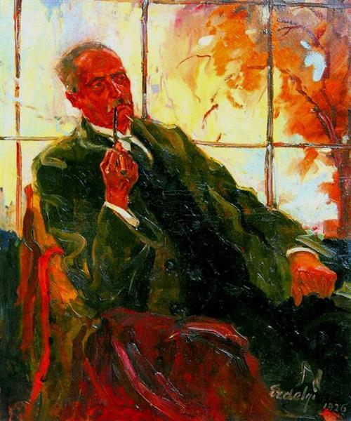 Artist's Father, 1926 - Адальберт Михайлович Эрдели