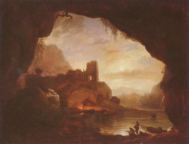 Landschaft Mit Burgruine, 1756 - Клод Жозеф Верне