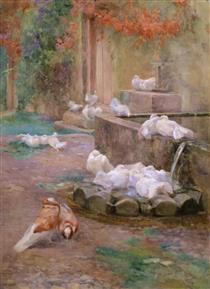 Morning Bath - Mildred Anne Butler