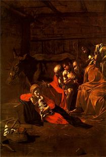 Adoración de los pastores - Caravaggio