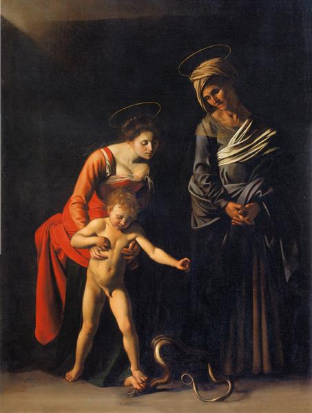 Madonna and Child with St. Anne, 1606 - Caravaggio