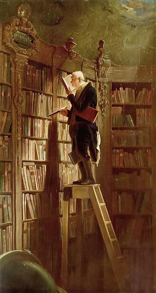 The Book Worm, 1850 - Carl Spitzweg