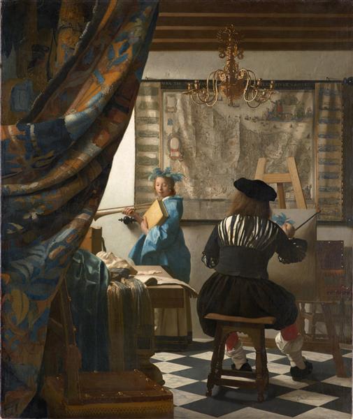 A Arte da Pintura, c.1666 - c.1668 - Johannes Vermeer