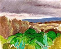 Cagnes, Landscape in Stormy Weather - Henri Matisse