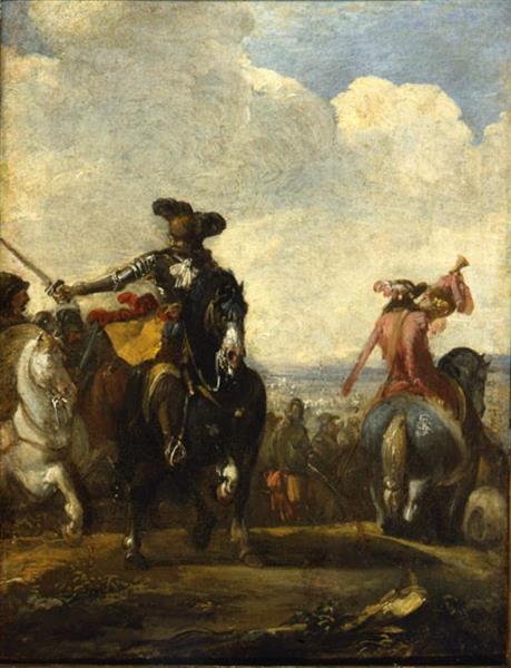 Cavalieri in Marcia, 1673 - Salvator Rosa