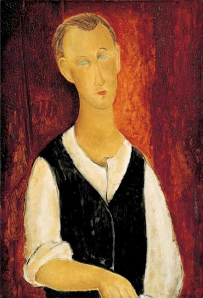 Young Farmer, c.1918 - Amedeo Modigliani