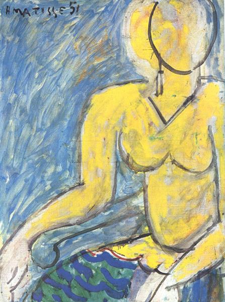 Kathy With a Yellow Dress, 1951 - Henri Matisse