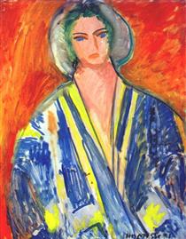 The Blue Gandoura - Henri Matisse