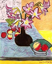 Vase of Amaryllis - Henri Matisse