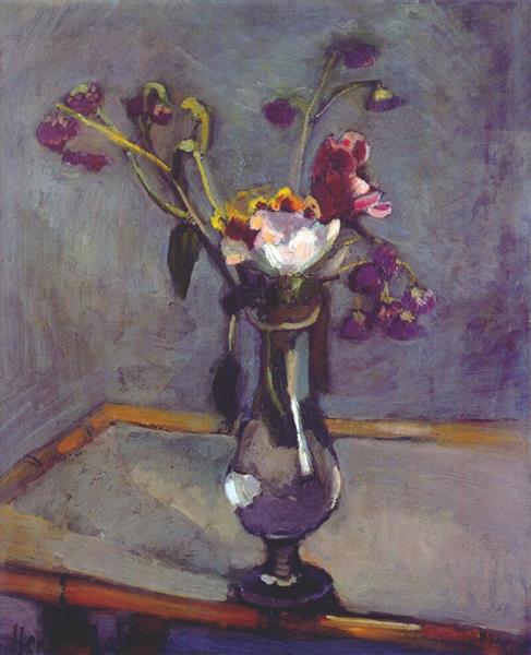 Bouquet on a Bamboo Table, 1903 - Henri Matisse