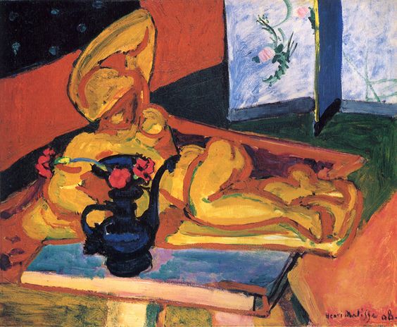 Sculpture and Persian Vase, 1908 - Анри Матисс