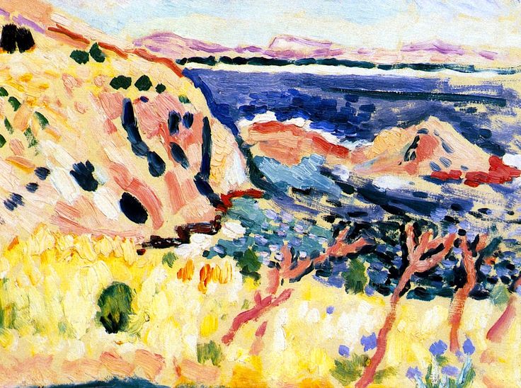 Морський пейзаж, c.1905 - Анрі Матісс